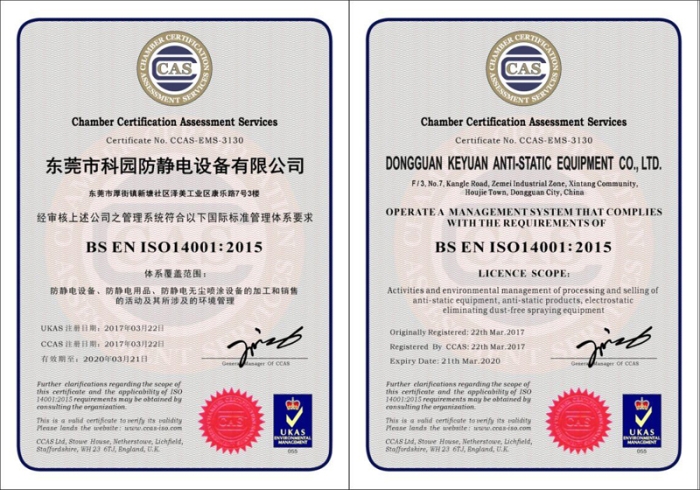 ISO14001:2015环境管理体系认证